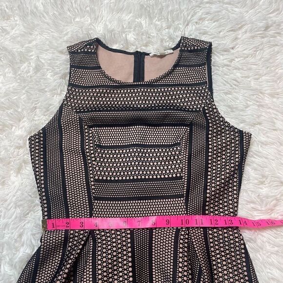 Monteau Sleeveless Dress Black Lace Size Medium Fit & Flare Summer Flirty - Picture 5 of 10